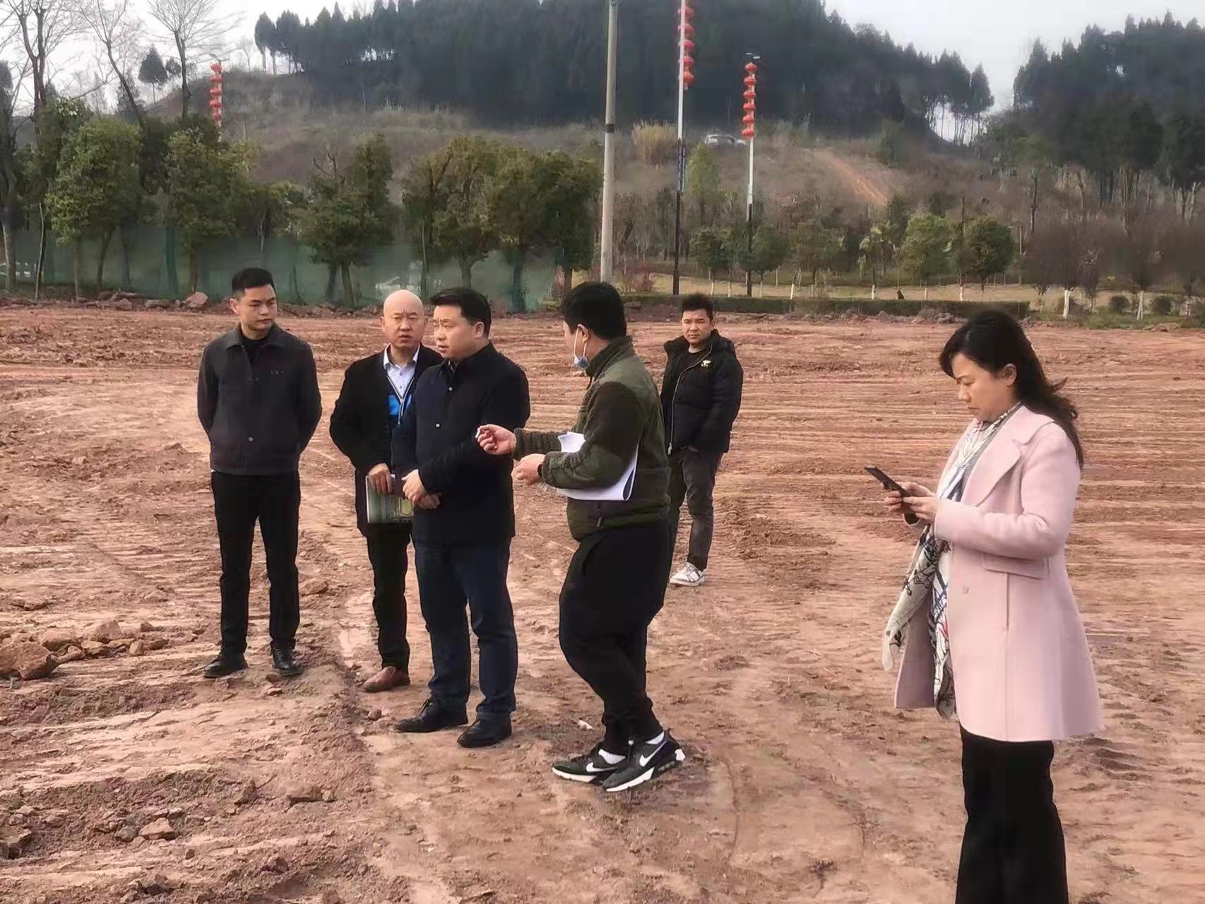 縣領導視察并指導博泰公司重點項目建設工作